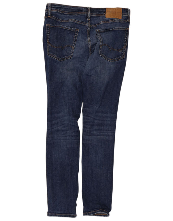 Мужские джинсы скинни Jack & Jones Liam W32 L30, синий хлопок