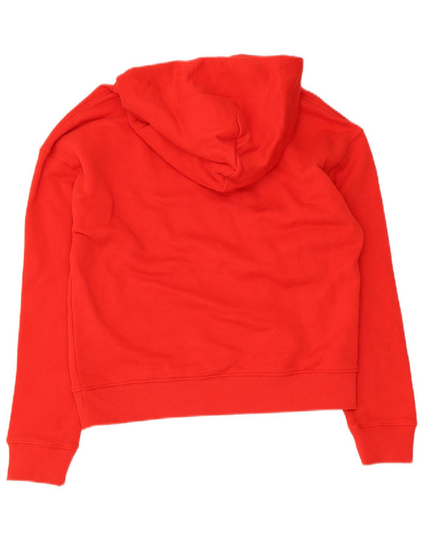Женский джемпер с капюшоном Tommy Hilfiger UK 6 XS, красный хлопок