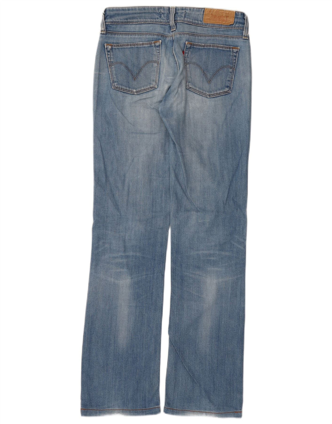 Женские прямые джинсы Levi's 570 W28 L30 синие, хлопок