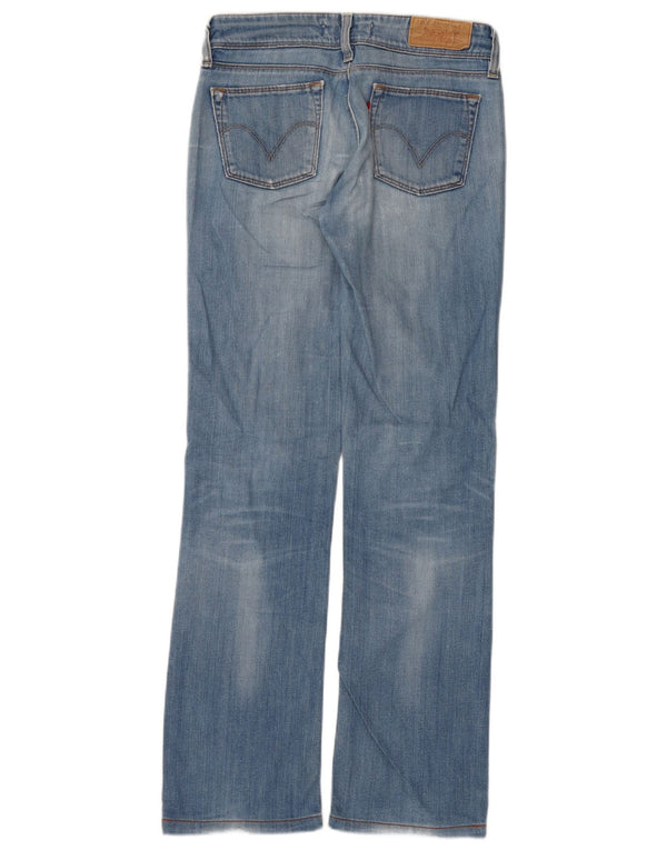 Женские прямые джинсы Levi's 570 W28 L30 синие, хлопок