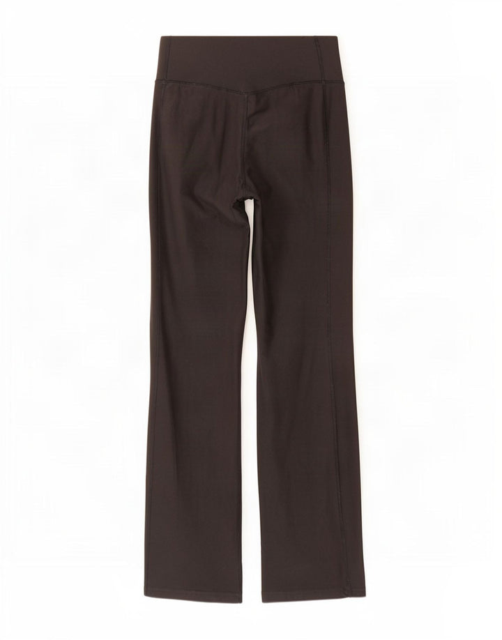 Женские леггинсы Nike Dri Fit Flare UK 14, средний черный полиэстер