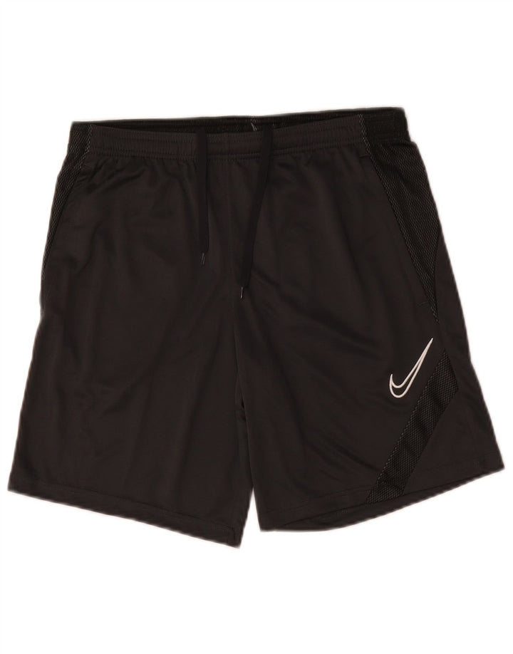 Мужские спортивные шорты Nike Dri Fit, маленькие серые, полиэстер