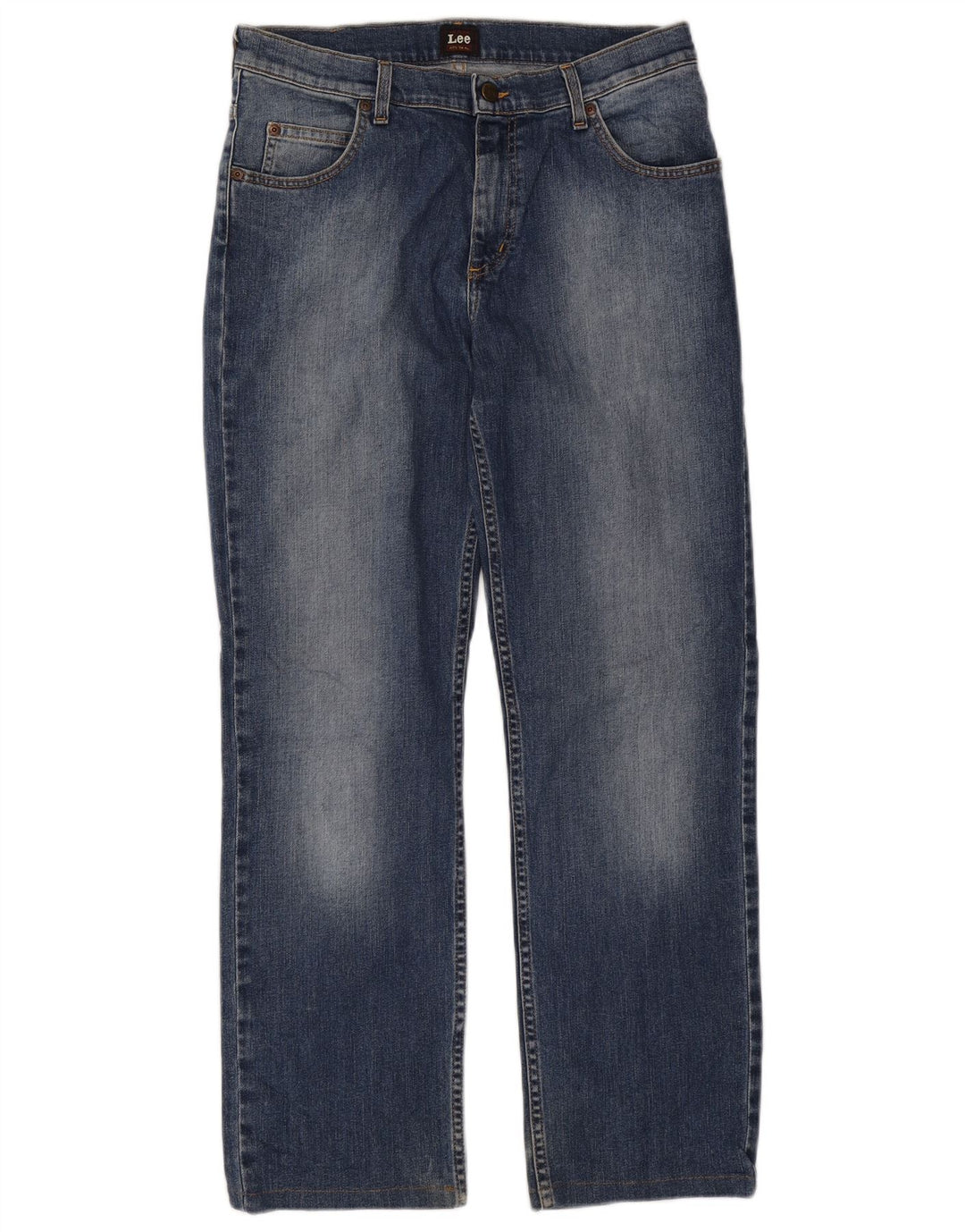 Мужские прямые джинсы Lee Brooklyn W33 L29, синий хлопок