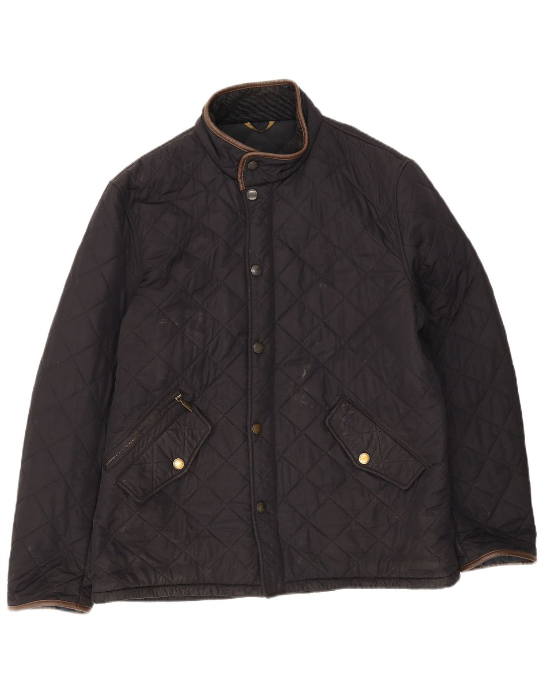 Мужская стеганая куртка Barbour UK 42 XL темно-синяя