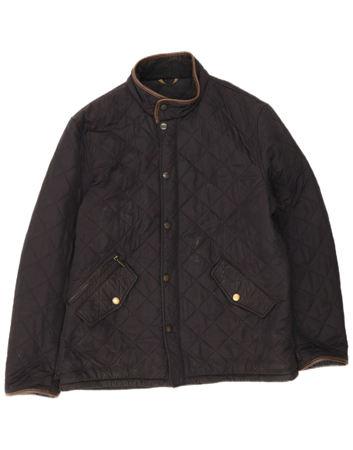 Мужская стеганая куртка Barbour UK 42 XL темно-синяя