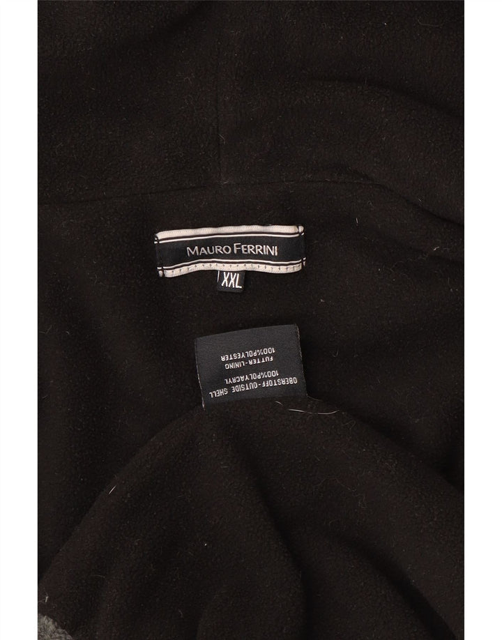 MAURO FERRINI Мужской кардиган с капюшоном 2XL в разноцветную полоску