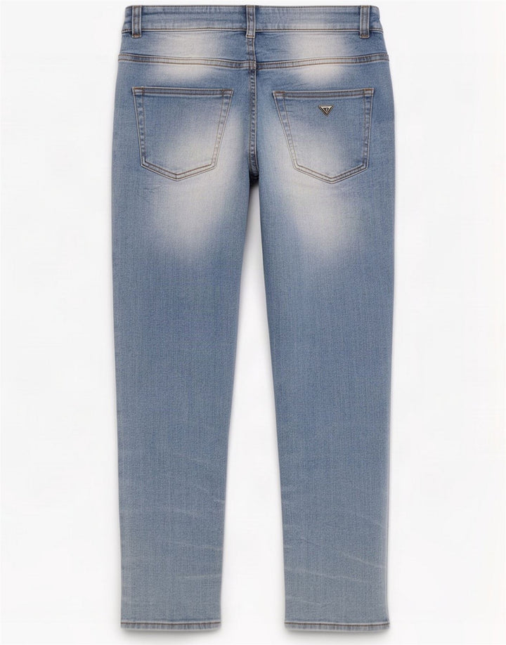 Guess Женские укороченные джинсы узкого кроя W30 L26 Синие