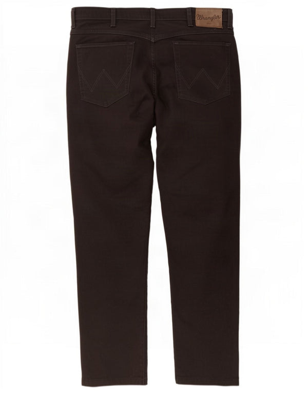 Мужские прямые повседневные брюки Wrangler Arizona Stretch W36 L31, черный хлопок