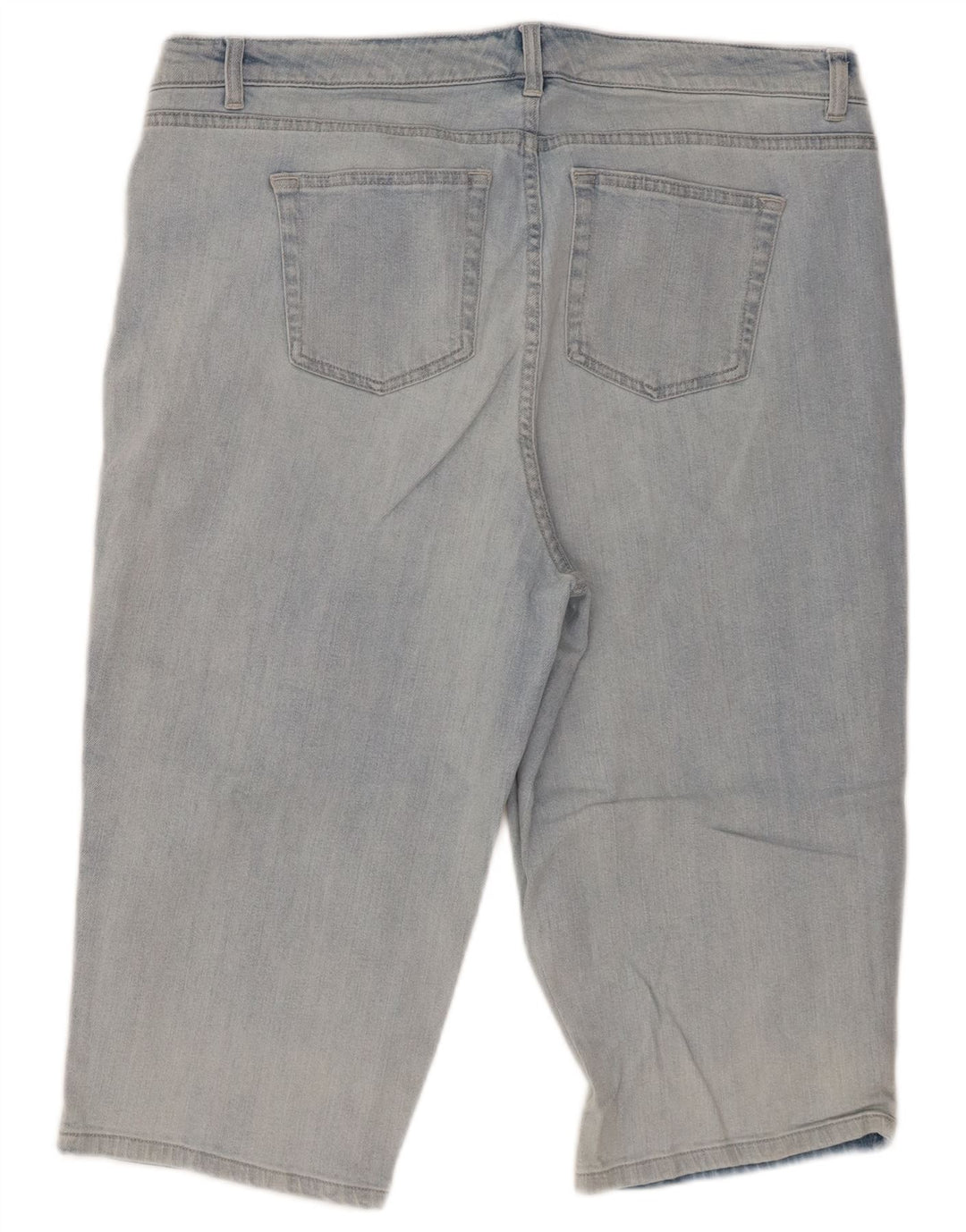 CHAPS Womens Bermuda Denim Shorts US 16 2XL W36  Blue Cotton