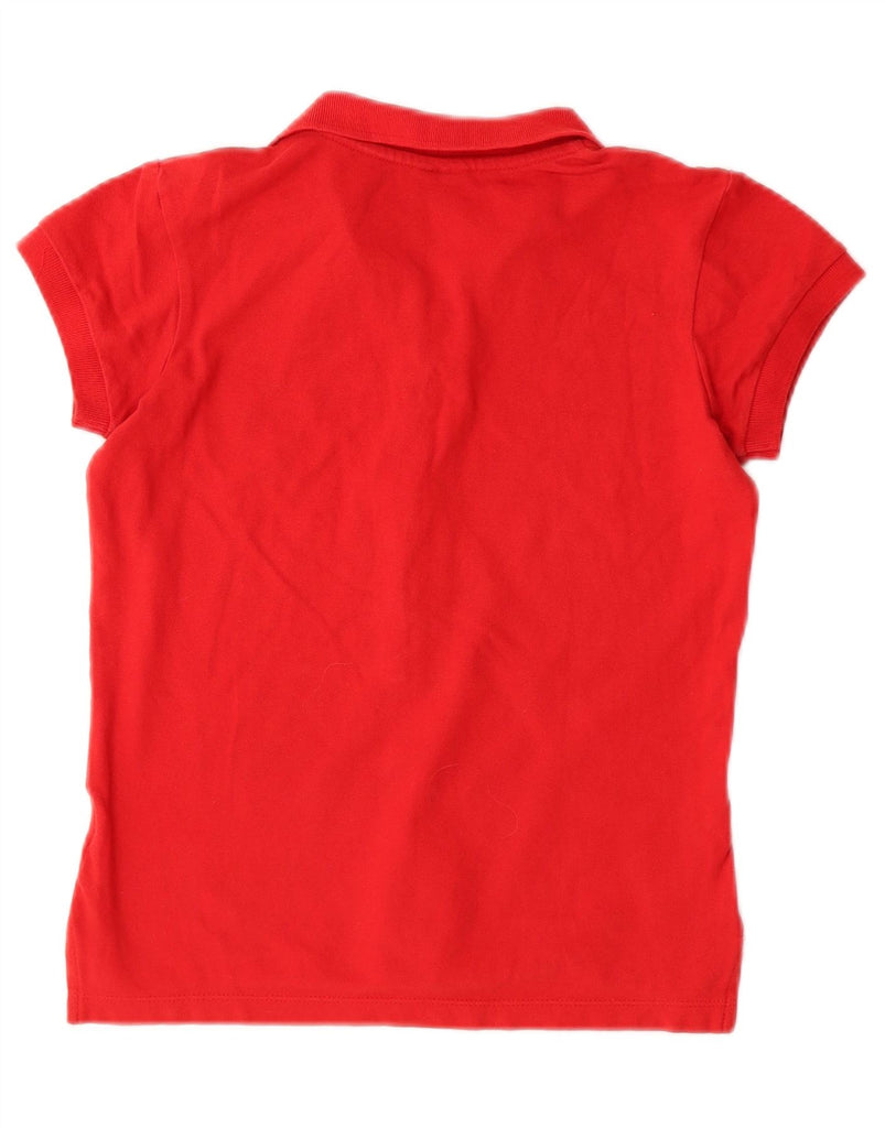 NIKE Womens Polo Shirt UK 10/12 Medium Red Vintage Nike and Second-Hand Nike from Messina Hembry 