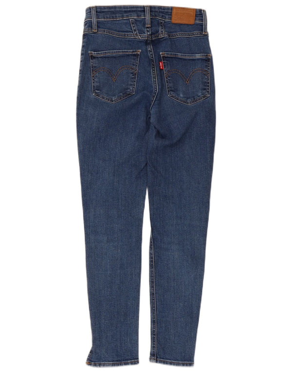 Женские джинсы скинни Levi's 721 с высокой посадкой W24 L26, синие, хлопок