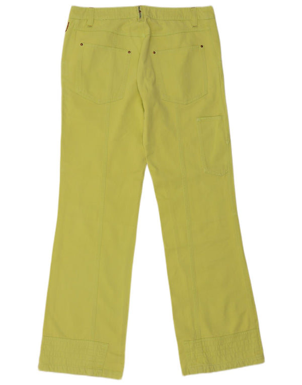 Женские прямые брюки карго Think Pink IT 46, большие W32 L33, зеленый хлопок