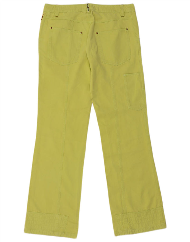 Женские прямые брюки карго Think Pink IT 46, большие W32 L33, зеленый хлопок