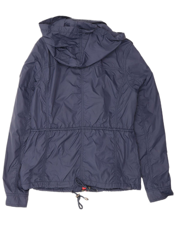 Женская непромокаемая куртка с капюшоном в стиле милитари Tommy Hilfiger UK 14, средний темно-синий