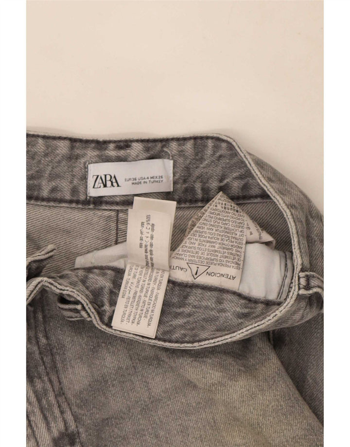Женские джинсы Bootcut Zara EU 36 XS W26 L33 Серый хлопок