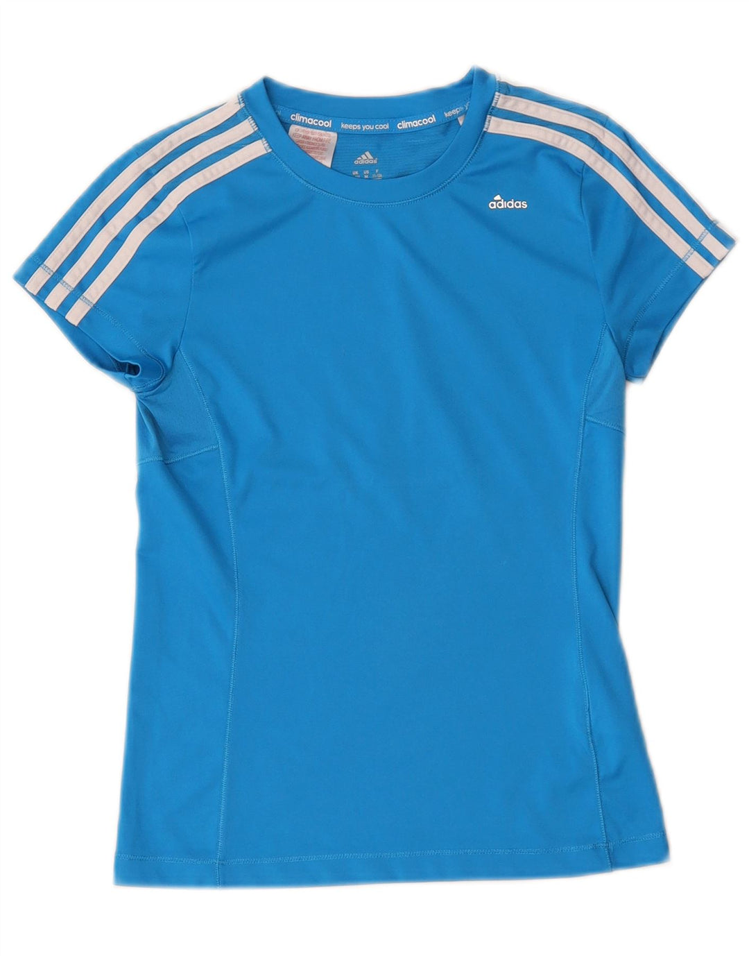 Футболка Adidas Climacool для мальчиков, топ 11-12 лет, синий полиэстер