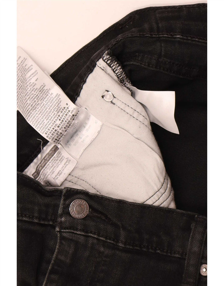 Мужские прямые джинсы Levi's W42 L31, черный хлопок