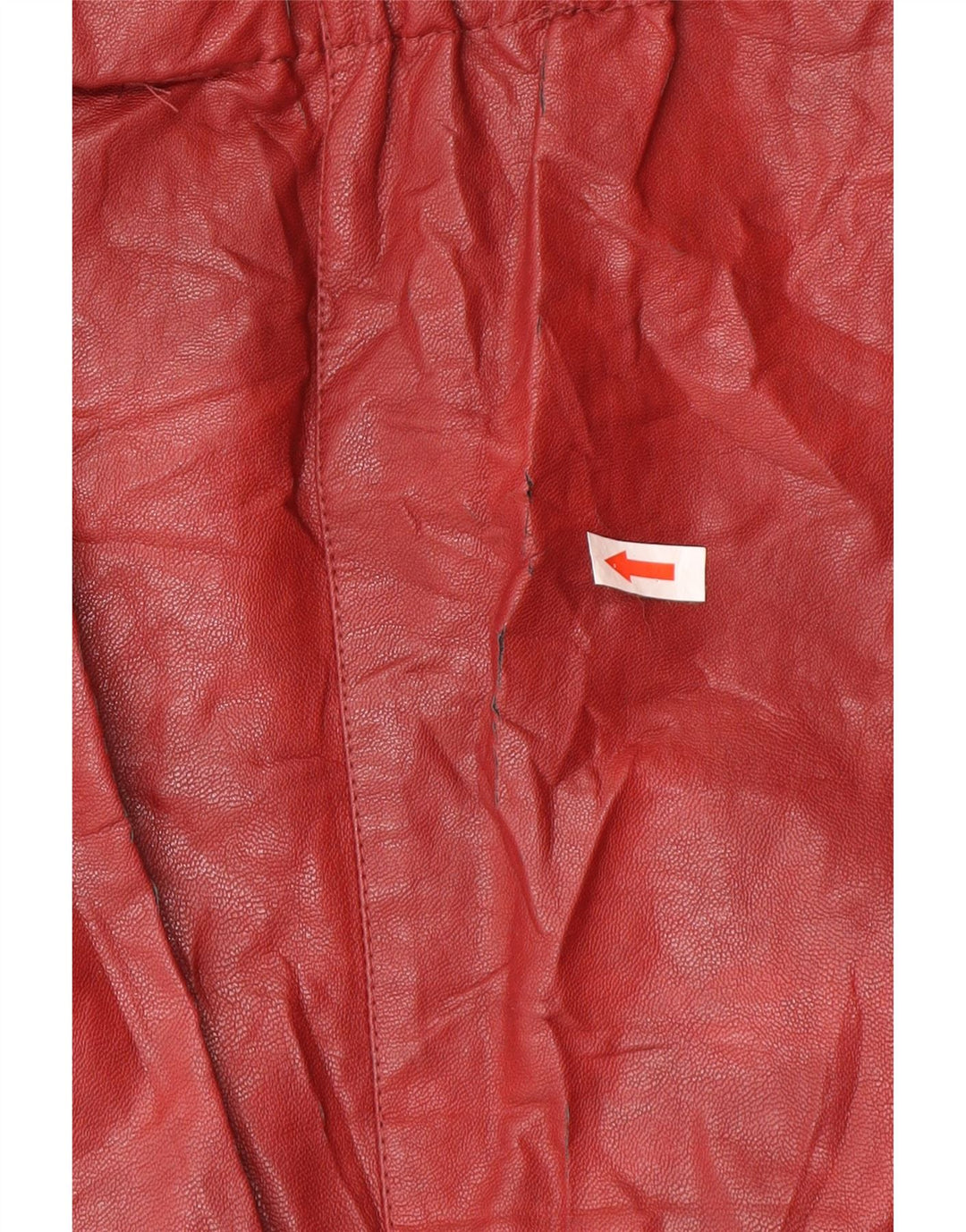 Женская кожаная юбка Zara, маленькая W26, бордовая