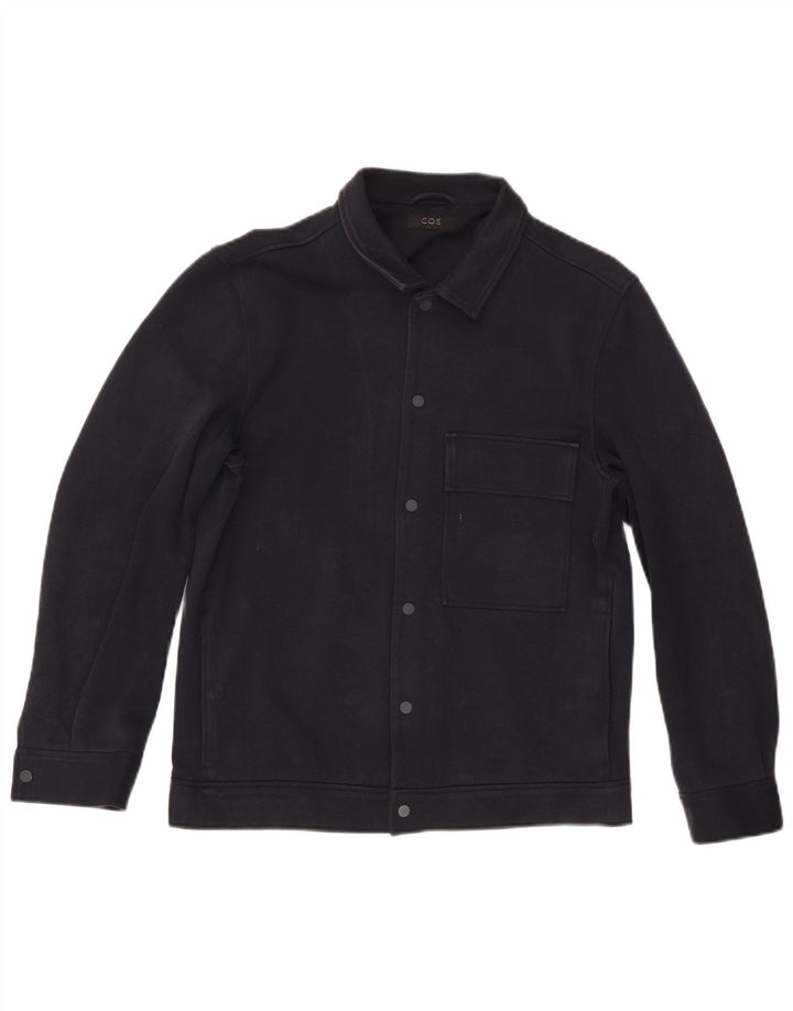 Мужская куртка Cos Utility Jacket UK 36, маленькая, темно-синяя, хлопок