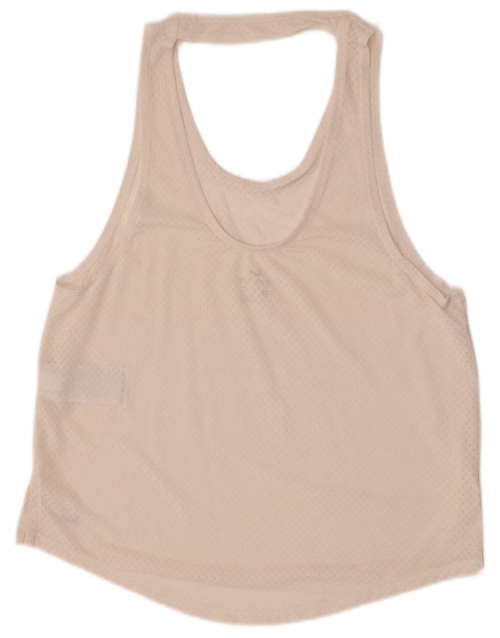 Женский жилет Nike Dri Fit UK 12, средний белый полиэстер