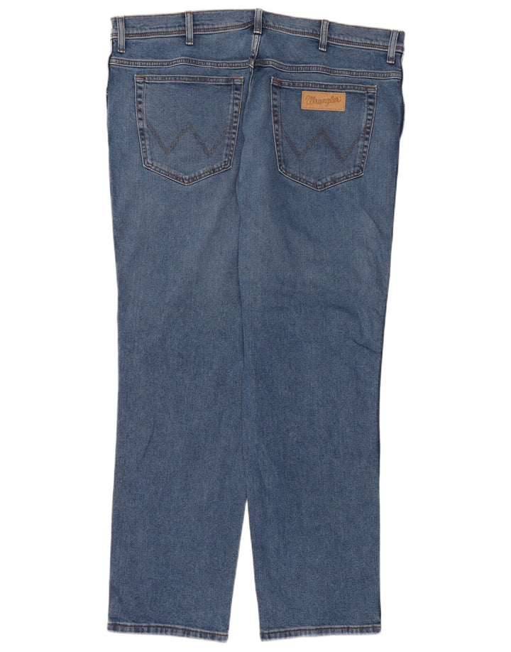 Мужские джинсы Wrangler Texas Slim W42 L30, синий хлопок