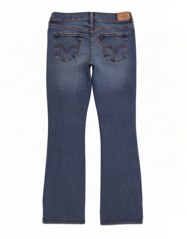 Женские джинсы Levi's 515 Bootcut США 8, средние W30 L31, синие, хлопок