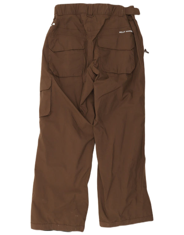 Мужские прямые брюки-карго Helly Hansen, большие W34 L32, коричневые, полиэстер