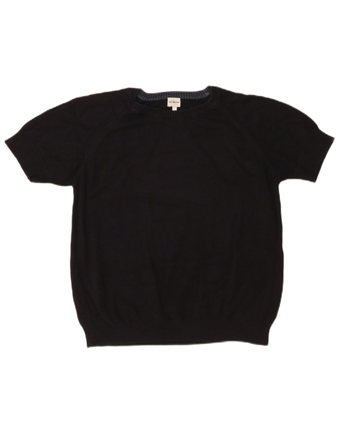 Женский джемпер с круглым вырезом CALVIN KLEIN UK 16, большой черный