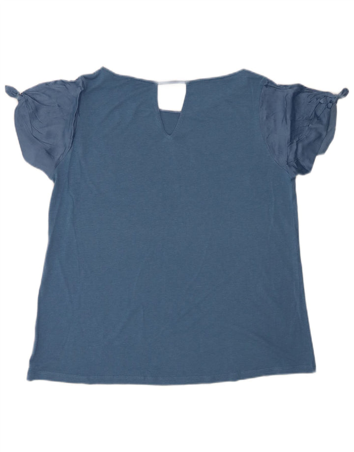 Женская футболка Massimo Dutti Top UK 14, большая синяя