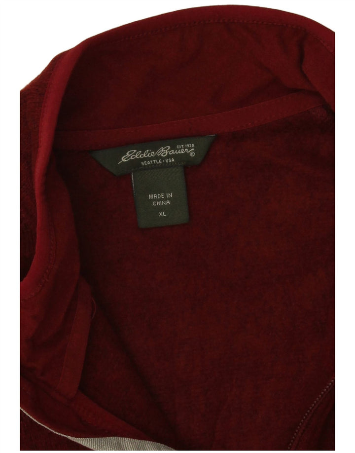 Женский спортивный костюм Eddie Bauer, верхняя куртка UK 18 XL, красный полиэстер с крапинками