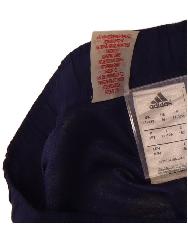 Спортивные шорты Adidas для мальчиков 11-12 лет, полиэстер в разноцветную полоску