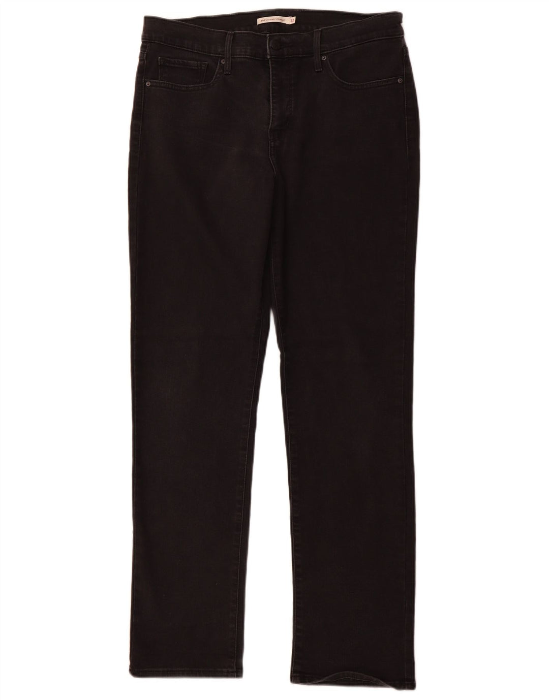 Женские прямые джинсы LEVI'S 314 W32 L32, черный хлопок