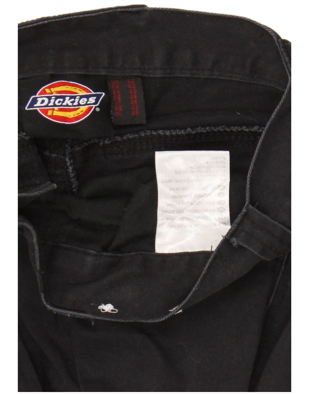 Мужские шорты-карго Dickies W32, средние черные хлопковые