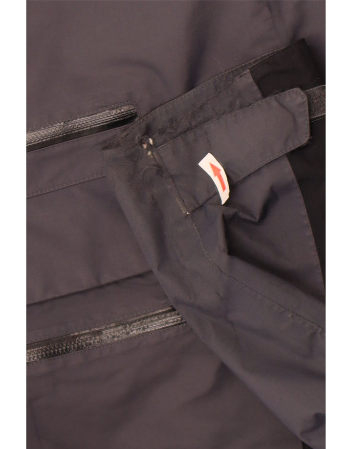 Мужская дождевик Jack Wolfskin UK 36/38 Средне-серый полиамид с цветными блоками