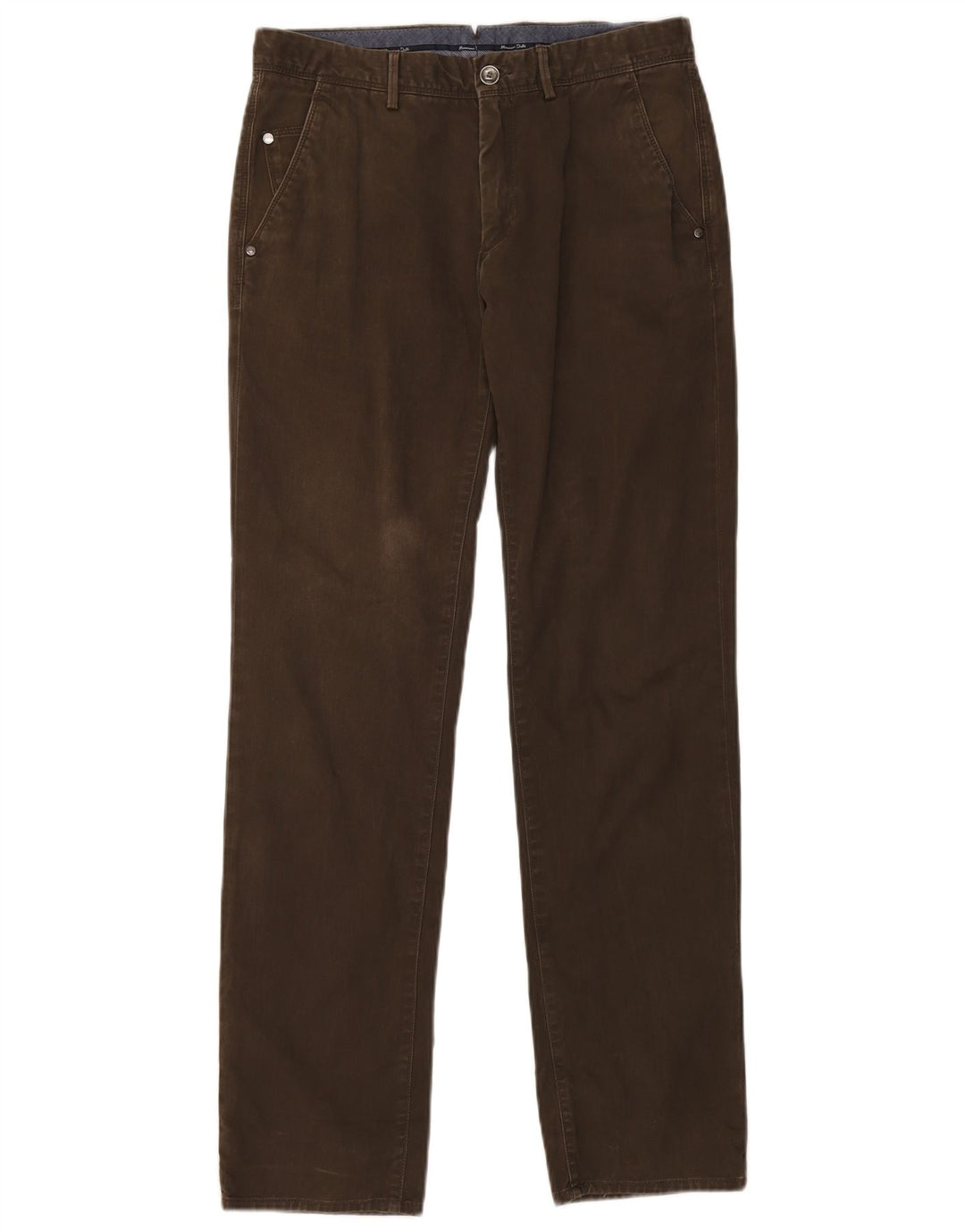 Мужские прямые брюки-чиносы MASSIMO DUTTI EU 40 Medium W31 L32 Коричневые