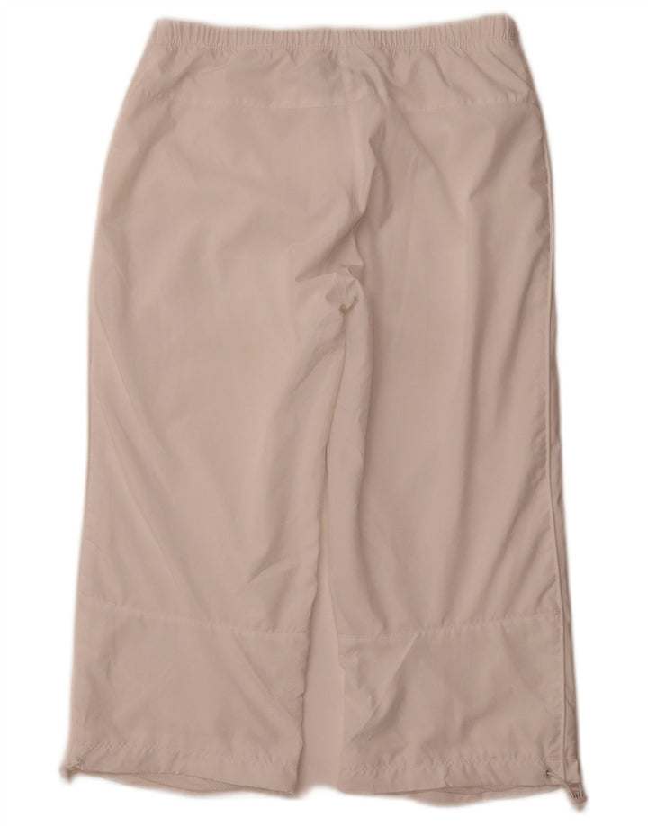 Женские спортивные брюки-капри NIKE, белые спортивные брюки, размер 8/10, маленькие белые, Великобритания