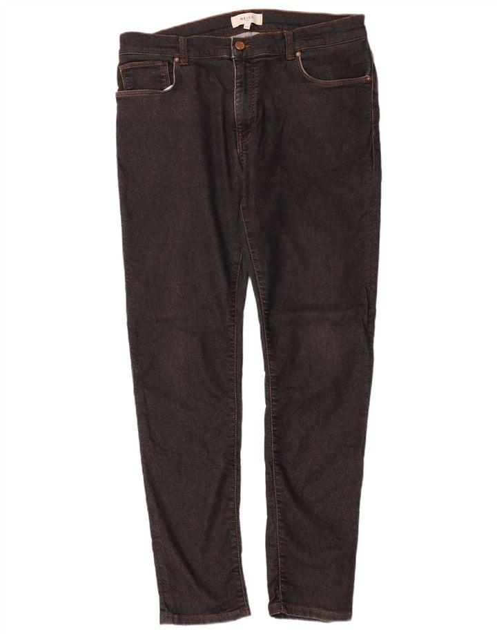Женские узкие джинсы Reiss W34 L30, черный хлопок