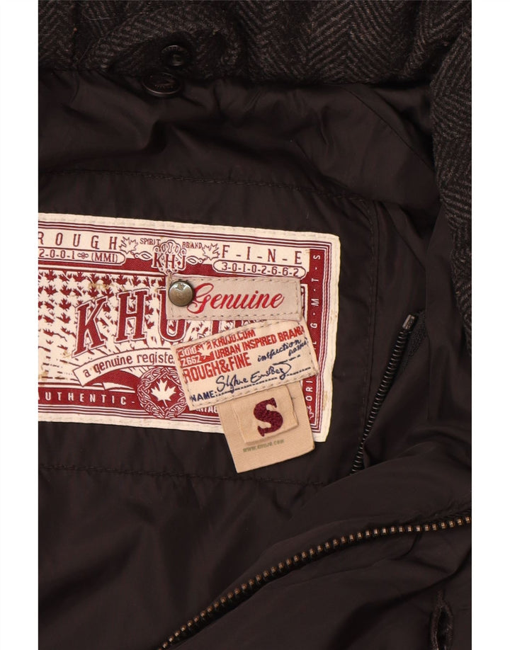 Женское стеганое пальто KHUJO UK 10, маленькое черное, нейлон