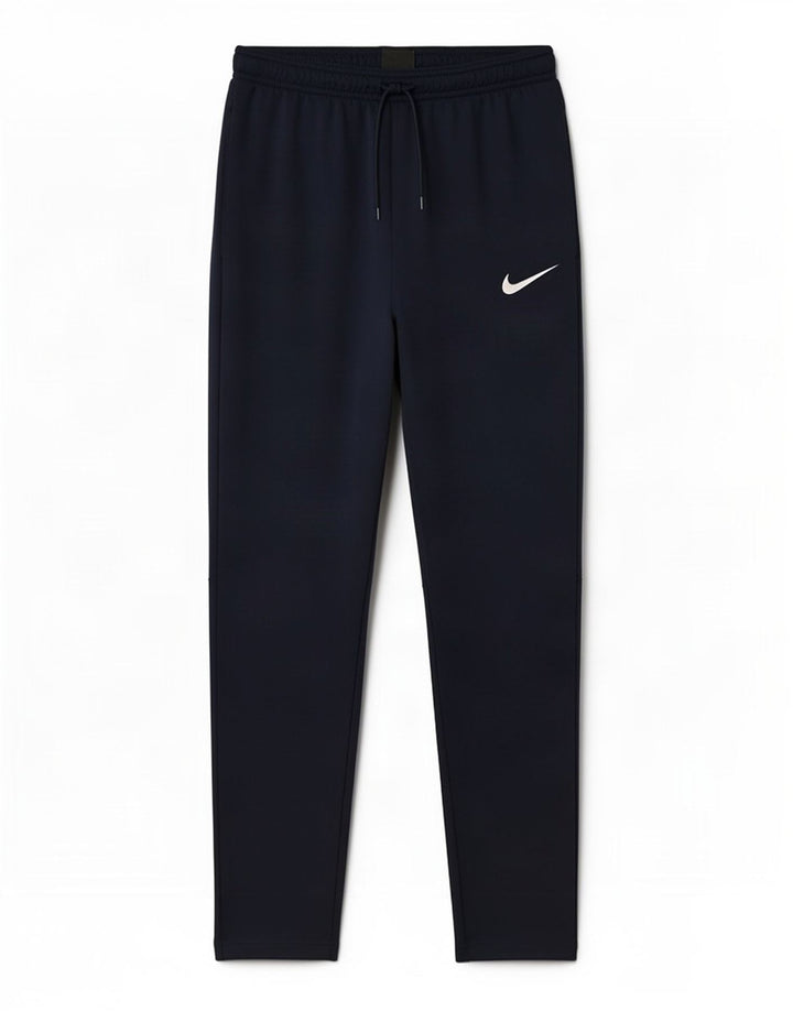 Мужские спортивные брюки Nike Dri Fit среднего размера, темно-синие, полиэстер