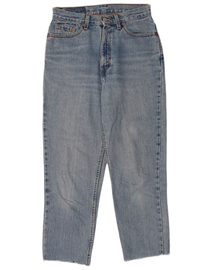 Женские укороченные зауженные джинсы Levi's 512 W28 L25 синие