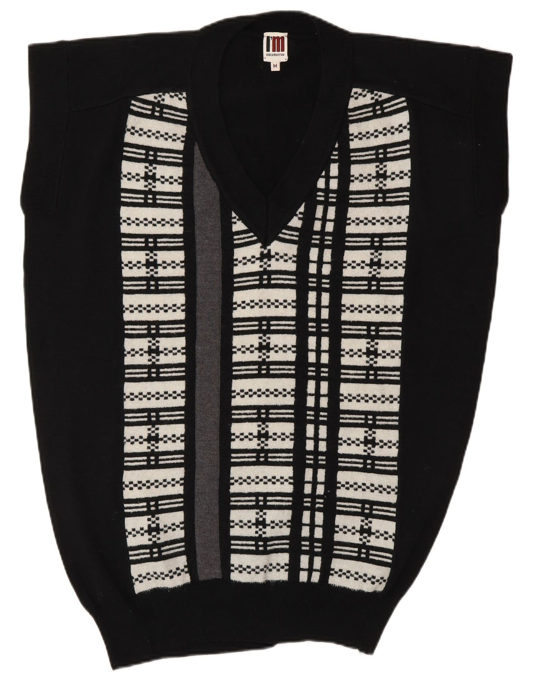 Женская удлиненная майка I'M ISOLA MARRAS UK 14, средний черный в полоску