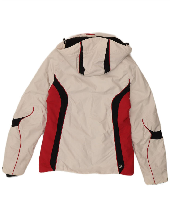 Colmar Женская лыжная куртка с капюшоном IT 42 Medium White Colourblock Sports