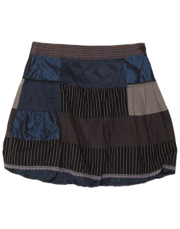 DESIGUAL Женская юбка-пузырь EU 40 Medium W32 Разноцветная пэчворк