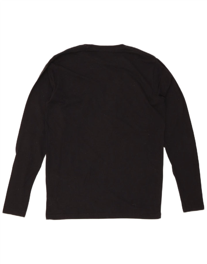 PEPE JEANS Мужской топ с рисунком с длинным рукавом, маленький черный