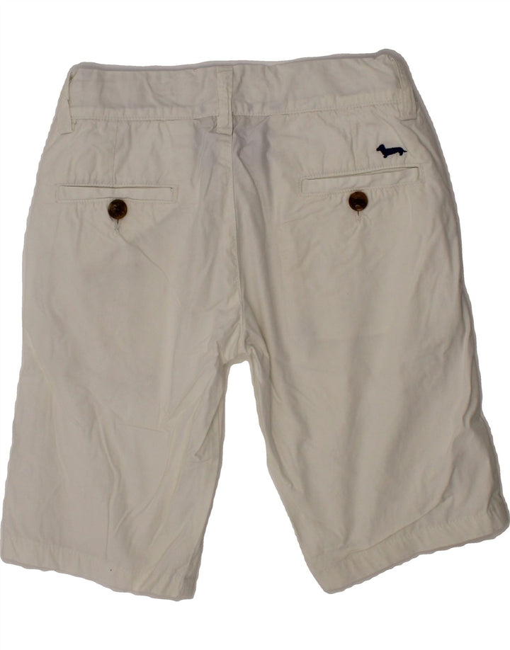 HARMONT & BLAINE Boys Chino Shorts 5-6 Years Medium W22 White Cotton Vintage Harmont & Blaine and Second-Hand Harmont & Blaine from Messina Hembry 