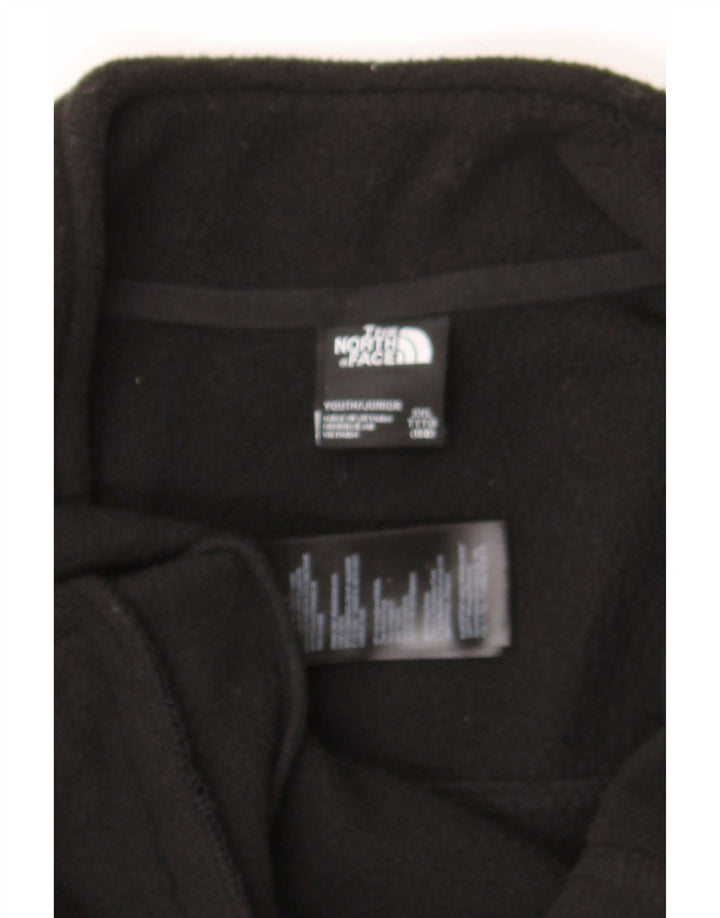 Флисовая куртка The North Face для мальчиков 15-16 лет, размер 3XL, черная