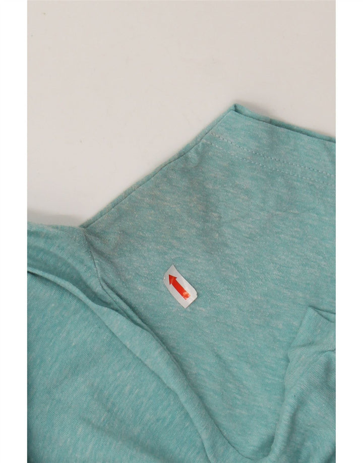 HURLEY Мужская футболка премиум-класса с графическим рисунком, маленькая, бирюзовая, в крапинку, хлопковая