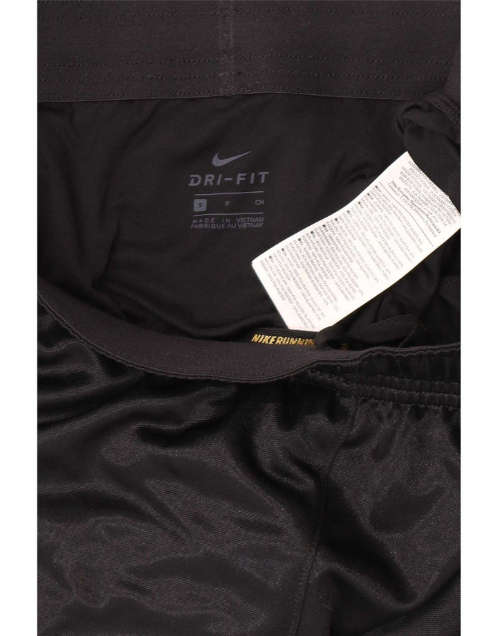 Женские спортивные шорты Nike Dri Fit UK 10, маленькие черные из полиэстера