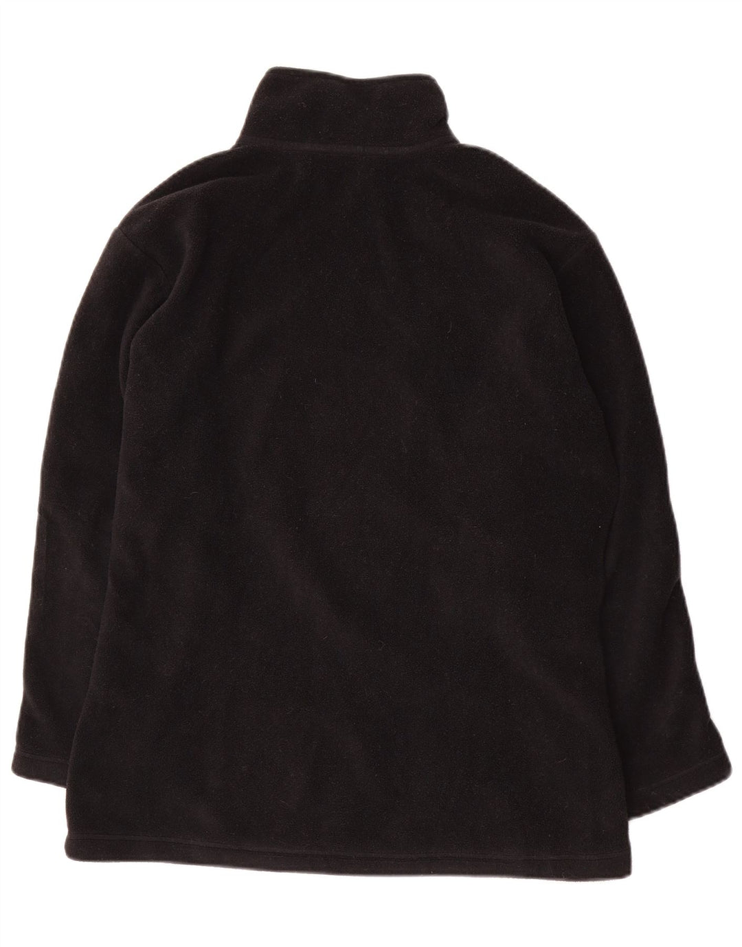 FILA Женский флисовый джемпер с воротником на молнии IT 44 Средний, черный, полиэстер