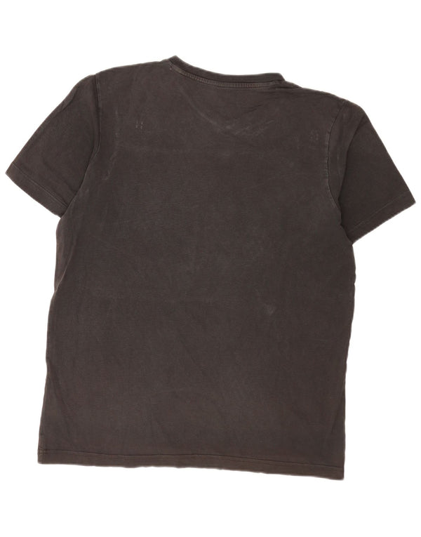 Мужская футболка с рисунком Adidas Top Medium Black Cotton